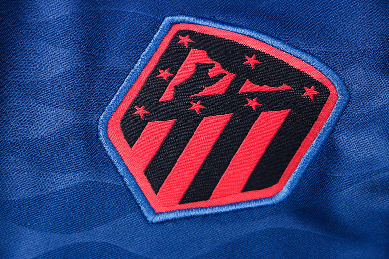 KIT PRÉ JOGO - ATLÉTICO DE MADRID - AZUL, PRETO E LARANJA