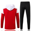 KIT PASSEIO COM CAPUZ - ARSENAL - VERMELHO E BRANCO
