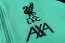 KIT PASSEIO COM CAPUZ - LIVERPOOL - VERDE, BRANCO, E VERMELHO