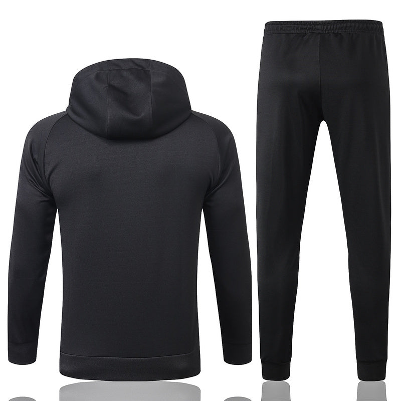 KIT MOLETOM - PARIS SAINT GERMAIN (PSG) -  PRETO E BRANCO JORDAN