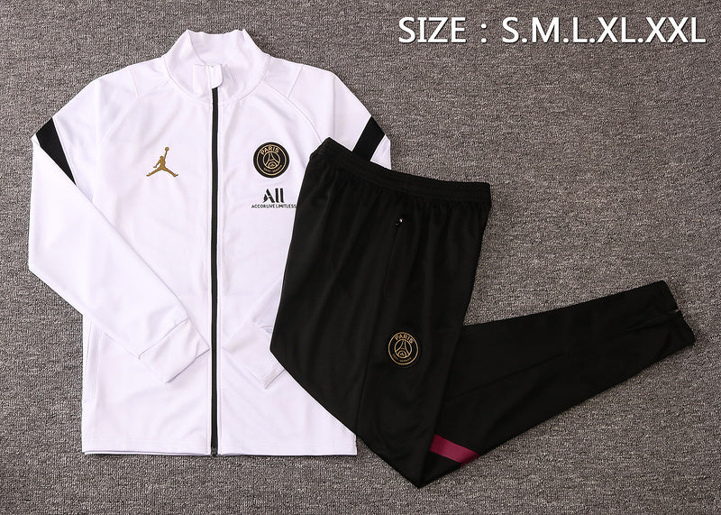 KIT PASSEIO - PARIS SAINT GERMAIN (PSG) - BRANCO, DOURADO E PRETO JORDAN