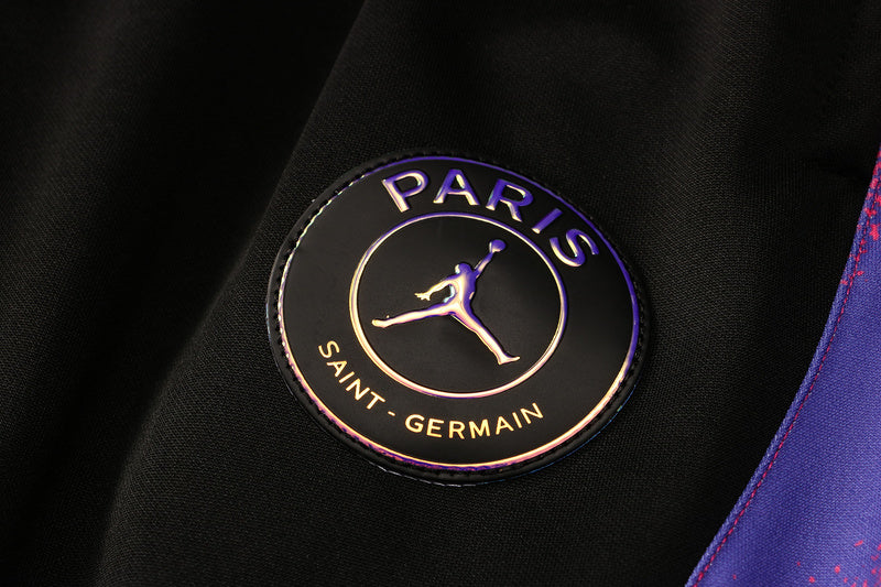 KIT MOLETOM - PARIS SAINT GERMAIN (PSG) - BRANCO, ROXO E ROSA