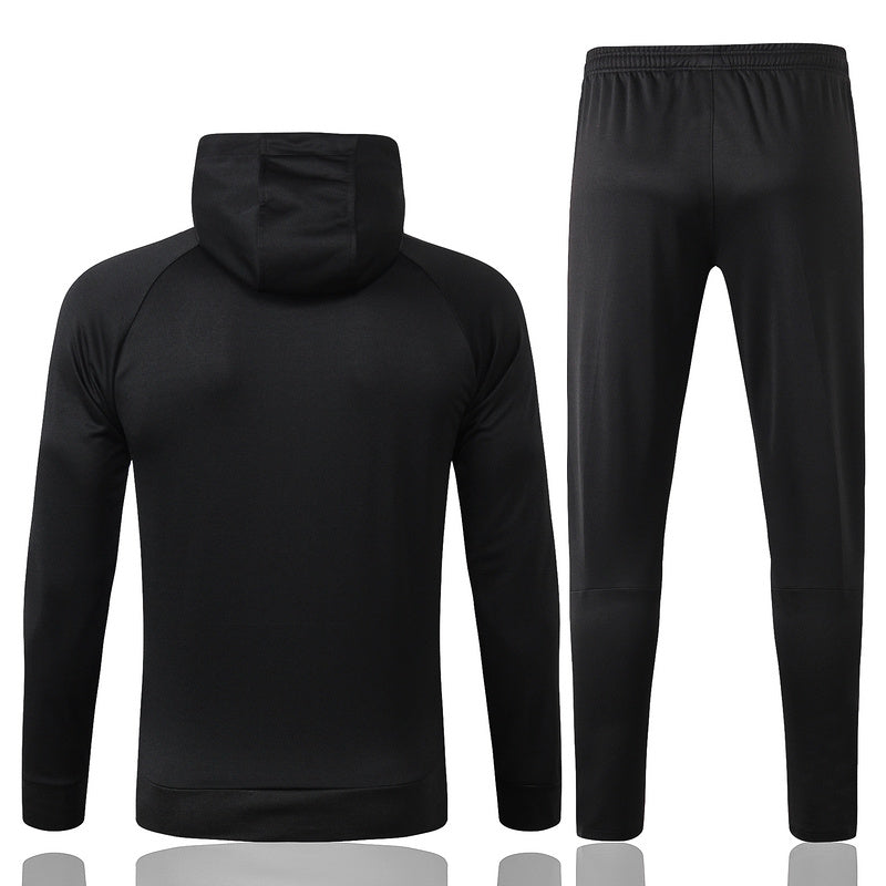 KIT PASSEIO COM CAPUZ - CORINTHIANS - PRETO E BRANCO