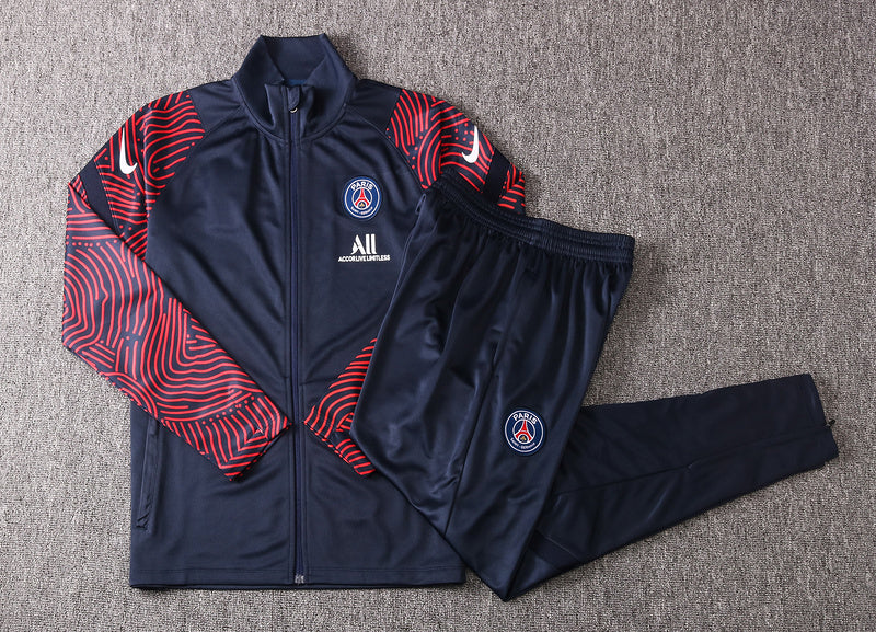 KIT PASSEIO - PARIS SAINT GERMAIN (PSG) - AZUL E VERMELHO