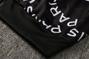 KIT PASSEIO COM CAPUZ - PARIS SAINT GERMAIN (PSG) - PRETO E BRANCO
