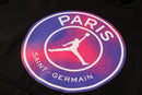 KIT MOLETOM - PARIS SAINT GERMAIN (PSG) - PRETO COM SÍMBOLO ROXO E ROSA