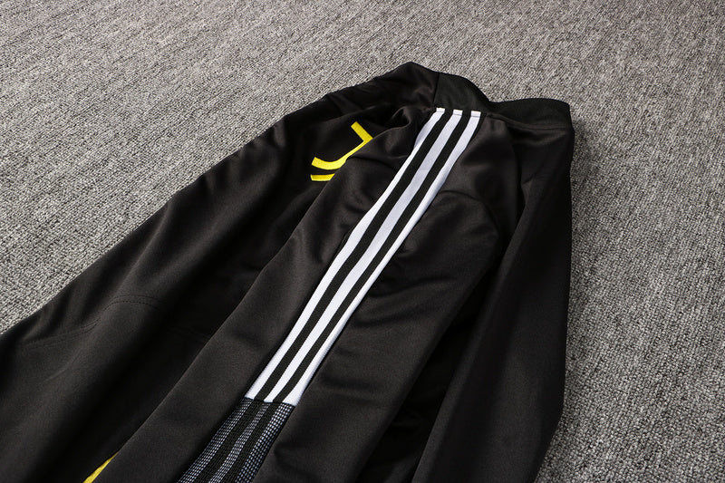 KIT PASSEIO - JUVENTUS - PRETO, AMARELO E BRANCO
