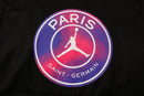 KIT MOLETOM - PARIS SAINT GERMAIN (PSG) - PRETO COM SÍMBOLO ROXO E ROSA