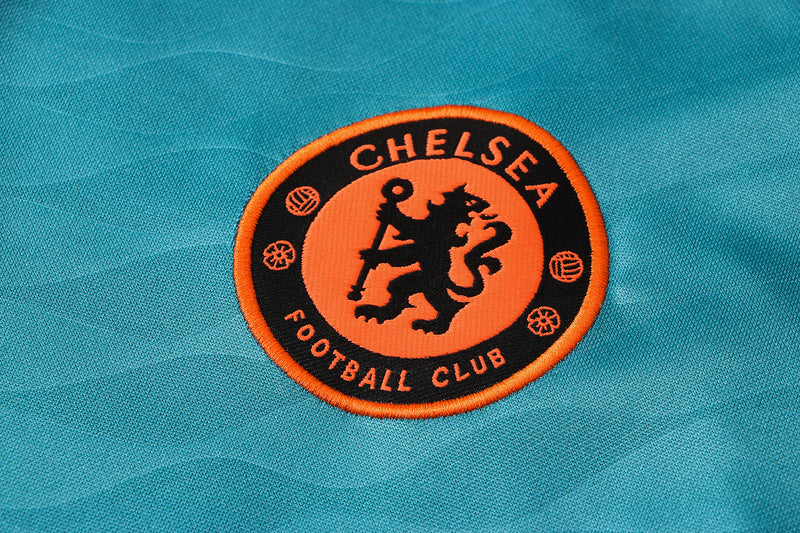 KIT PRÉ JOGO - CHELSEA - PRETO, LARANJA E AZUL