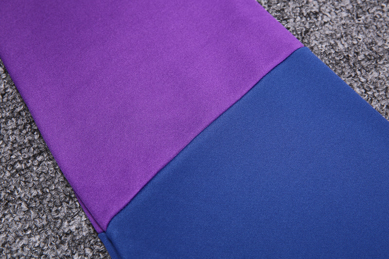 KIT PASSEIO COM CAPUZ - REAL MADRID - ROXO E AZUL