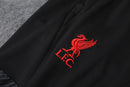 KIT PRÉ JOGO - LIVERPOOL - PRETO  COM DETALHES ROSA