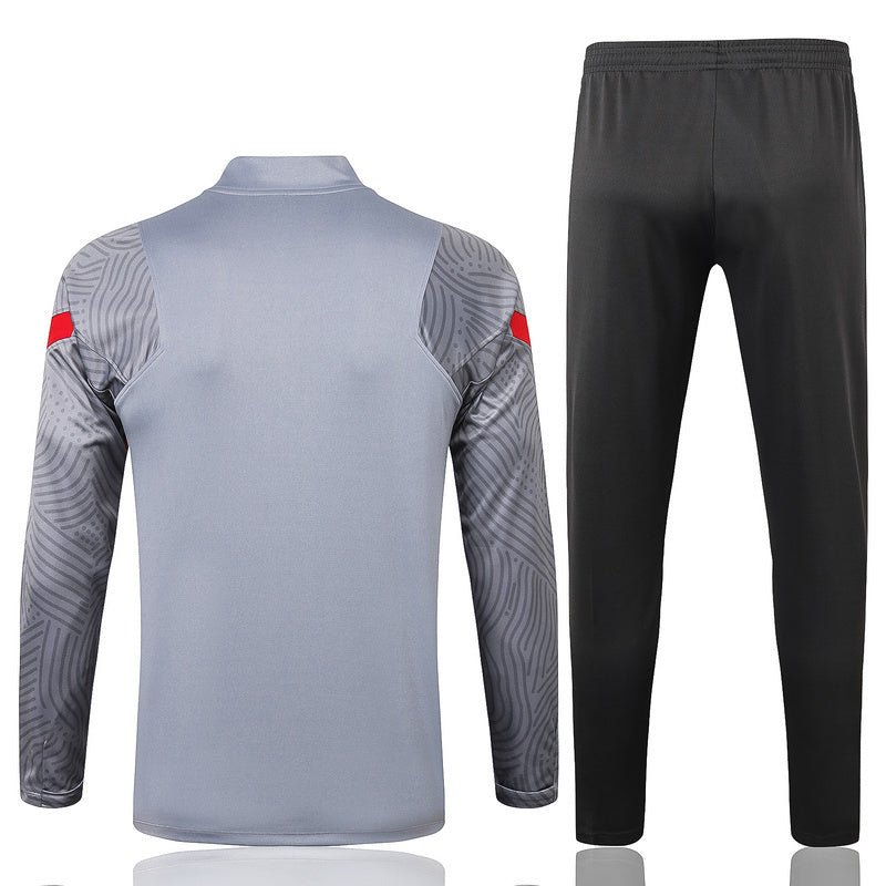 KIT PRÉ JOGO - LIVERPOOL - CINZA, VERMELHO E PRETO