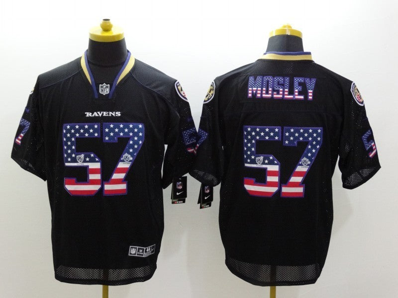 CAMISA BALTIMORE RAVENS  - NFL - PRETO, AZUL, VERMELHO E BRANCO