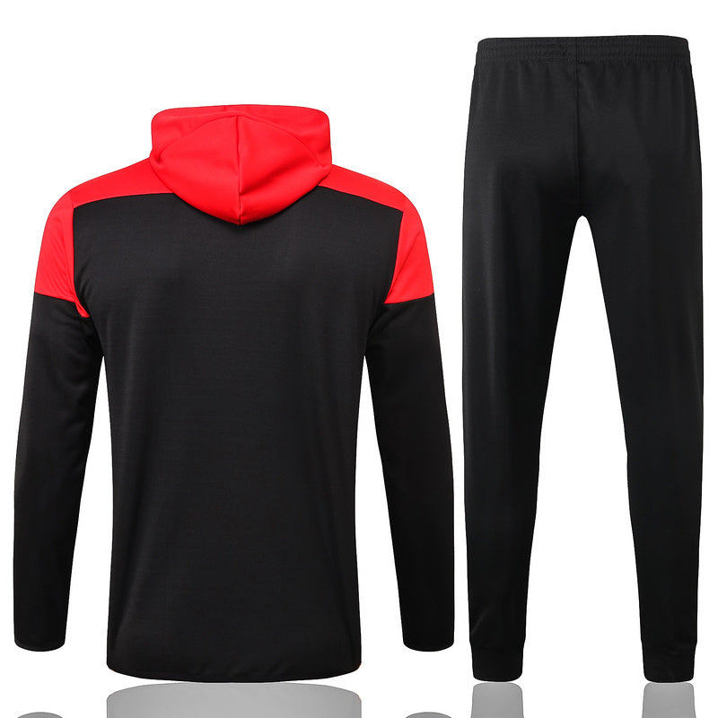 KIT PASSEIO COM CAPUZ - BAYERN DE MUNIQUE - PRETO E LARANJA