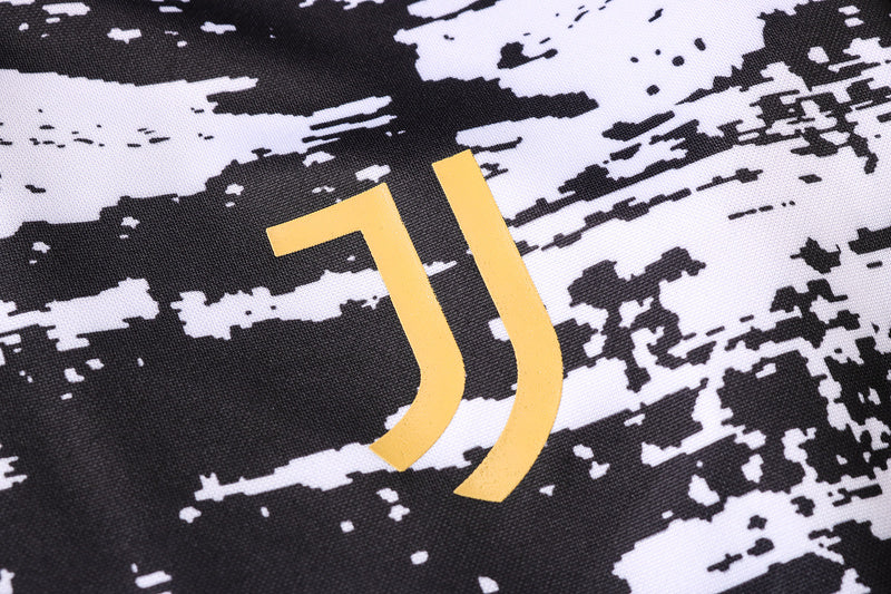 KIT BÁSICO - JUVENTUS- PRETO, BRANCO, AZUL E DOURADO
