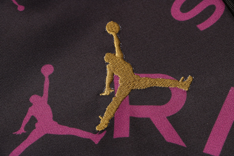 KIT MOLETOM - PARIS SAINT GERMAIN (PSG) -  ROXO PARIS
