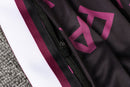 KIT PASSEIO COM CAPUZ - PARIS SAINT GERMAIN (PSG) - PRETO E ROXO