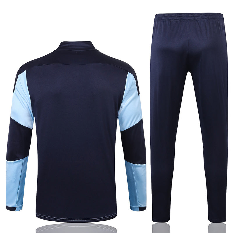 KIT PRÉ JOGO - MANCHESTER CITY - AZUL ESCURO E AZUL CLARO