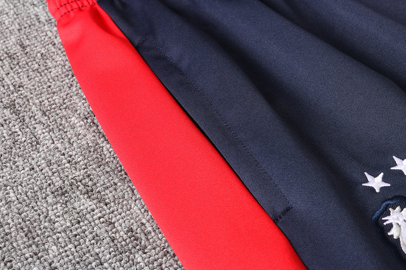 KIT PASSEIO COM CAPUZ - FRANÇA - AZUL E VERMELHO