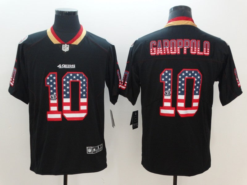 CAMISA SAN FRANCISCO 49ERS - NFL - PRETO, AZUL E VERMELHO