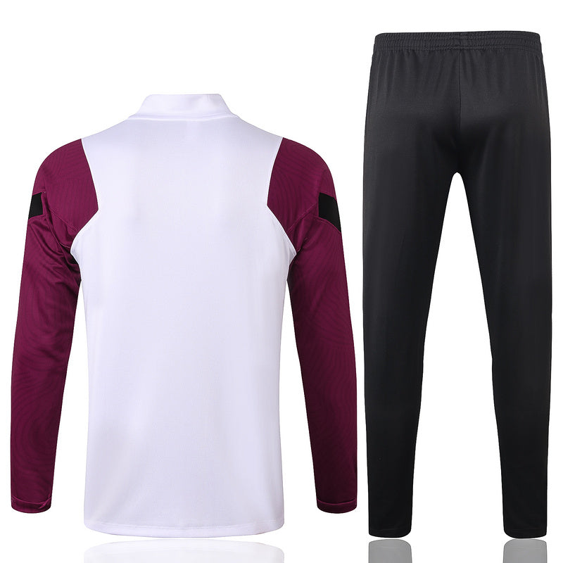 KIT PRÉ JOGO - PARIS SAINT GERMAIN (PSG) - VINHO, BRANCO E PRETO ( JORDAN )