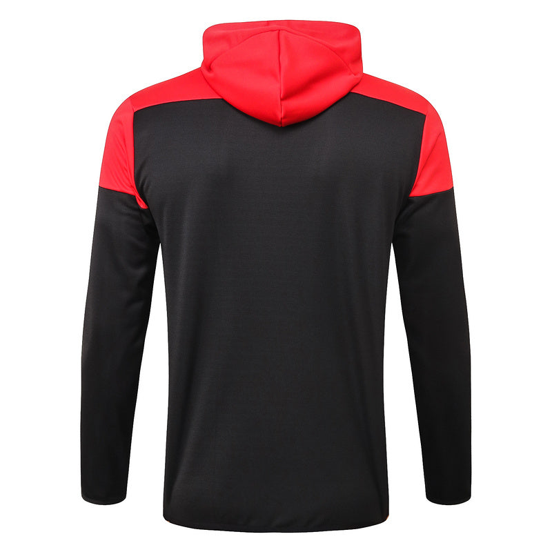 KIT PASSEIO COM CAPUZ - BAYERN DE MUNIQUE - PRETO E LARANJA