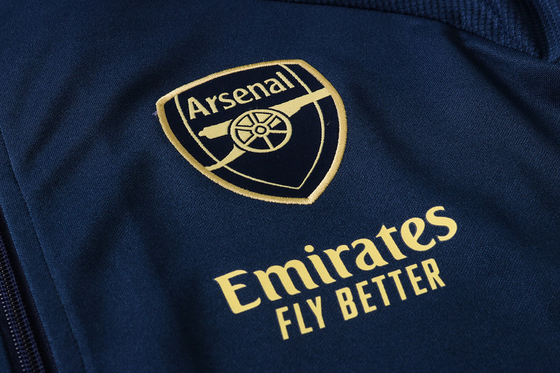 KIT PASSEIO - ARSENAL - AZUL MARINHO, BRANCO E AMARELO