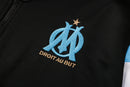 KIT MOLETOM - OLYMPIQUE MARSEILLE - PRETO E AZUL