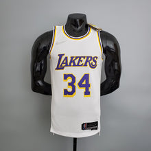 Carregar imagem no visualizador da galeria, CAMISA LAKERS - BRANCA COM NIKE BRILHANTE - 75TH ANNIVERSARY - ICON EDITION - 2021/ 2022
