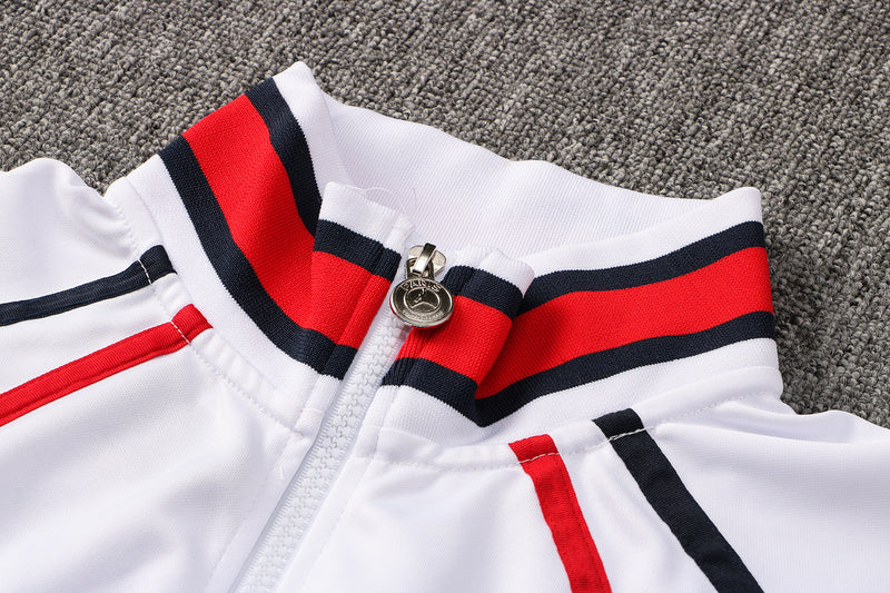 KIT PASSEIO - PARIS SAINT GERMAIN (PSG) -  BRANCO, AZUL, VERMELHO E PRETO