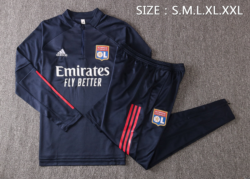 KIT PRÉ JOGO - LYON - AZUL, BRANCO E VERMELHO