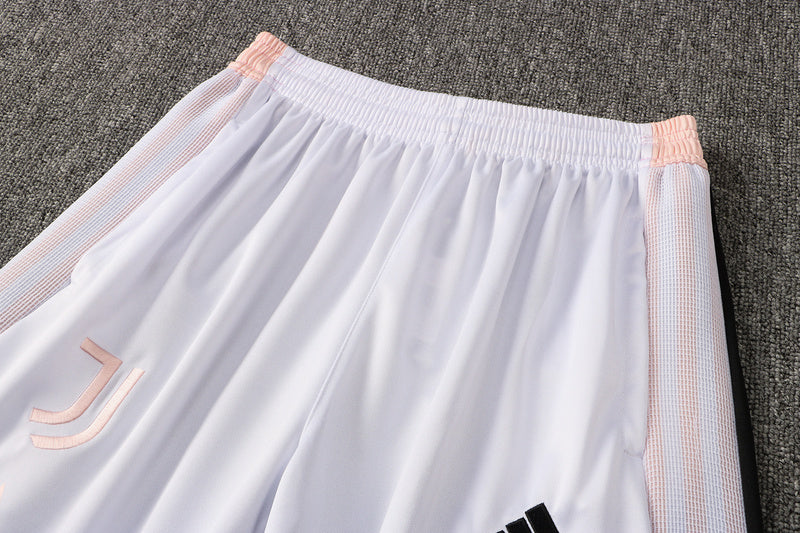 KIT PRÉ JOGO - JUVENTUS - BRANCO, ROSA E PRETO