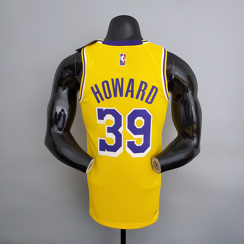 CAMISA LAKERS - AMARELA COM NIKE BRILHANTE - 75TH ANNIVERSARY - ICON EDITION - 2021/ 2022