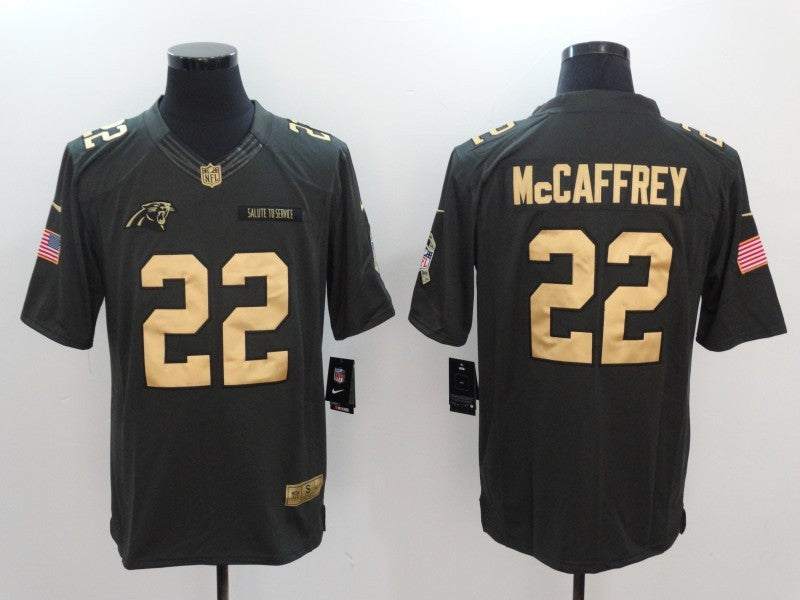 CAMISA CAROLINA PANTHERS - NFL - PRETO E DOURADO