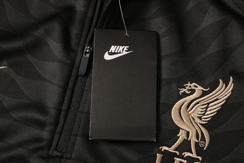 KIT PRÉ JOGO - LIVERPOOL -  PRETO, VERDE E DOURADO
