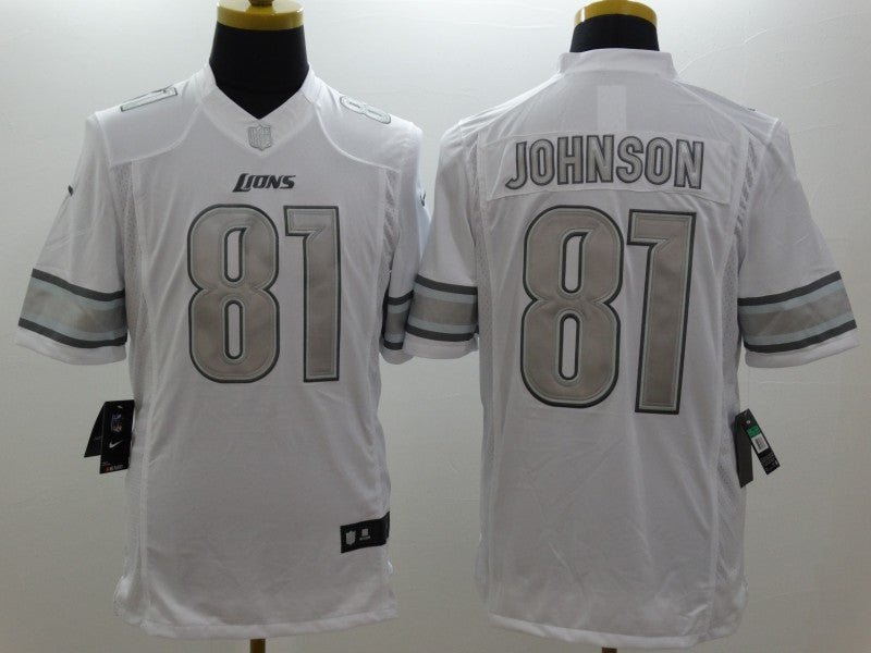 CAMISA DETROIT LIONS - NFL - BRANCO E PRATA