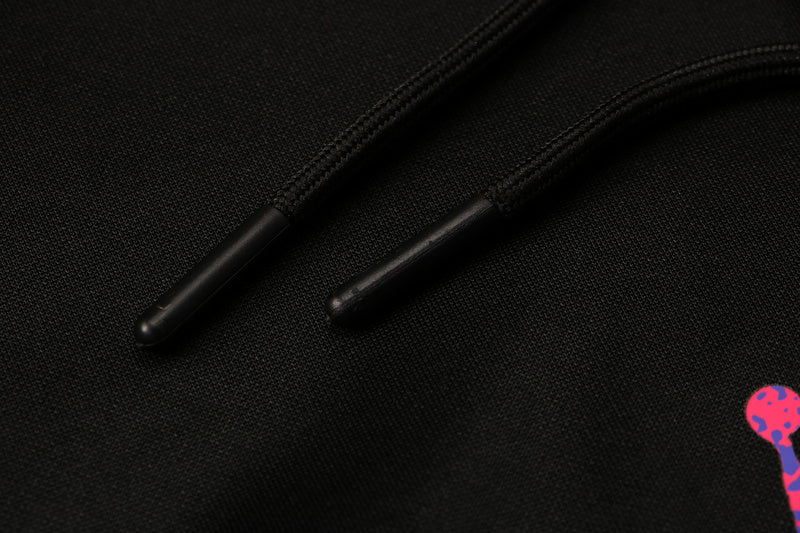 KIT MOLETOM - PARIS SAINT GERMAIN (PSG) - PRETO, ROXO E ROSA