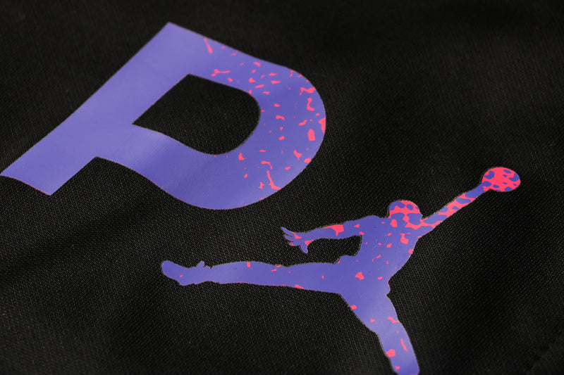 KIT PASSEIO COM CAPUZ - PARIS SAINT GERMAIN (PSG) - PRETO, ROSA E ROXO JORDAN