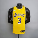 CAMISA LAKERS - AMARELA COM NIKE BRILHANTE - 75TH ANNIVERSARY - ICON EDITION - 2021/ 2022