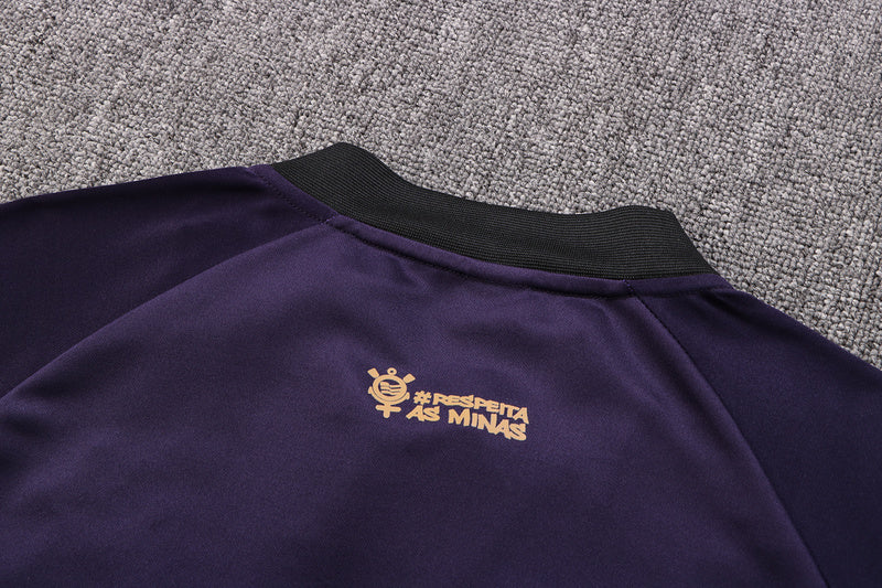 KIT PASSEIO - CORINTHIANS - PRETO, ROXO E DOURADO
