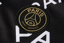 KIT PASSEIO COM CAPUZ - PARIS SAINT GERMAIN (PSG) - PRETO E BRANCO