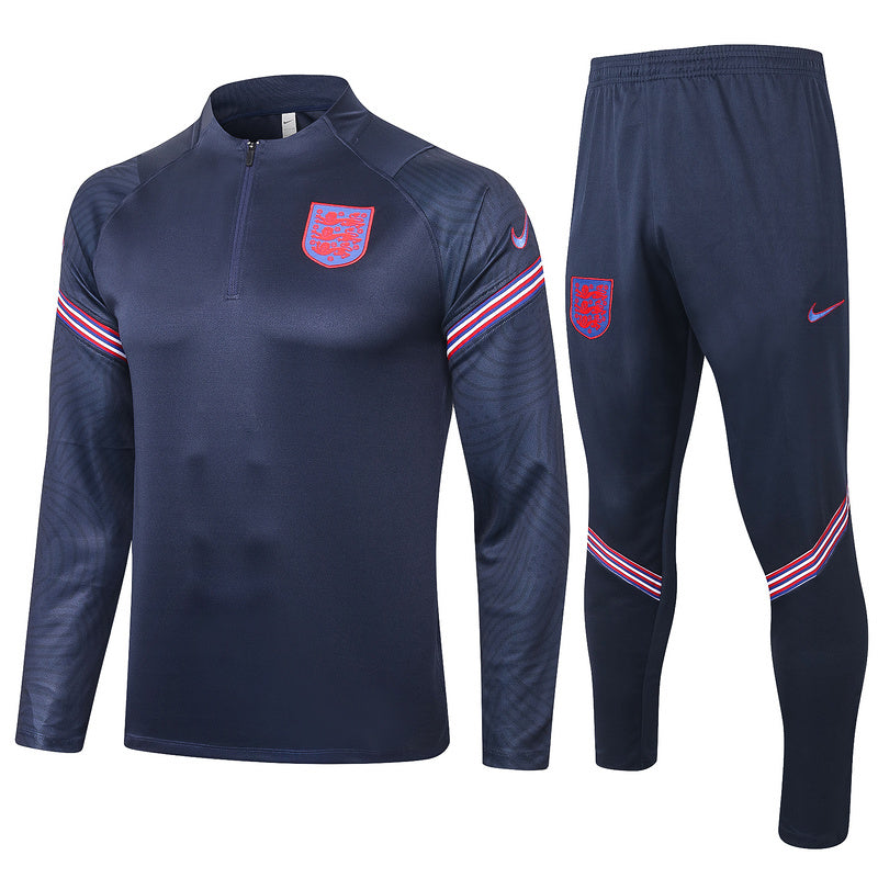 KIT PRÉ JOGO - INGLATERRA - AZUL ESCURO E VERMELHO