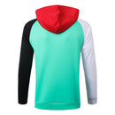 KIT PASSEIO COM CAPUZ - LIVERPOOL - VERDE, BRANCO, E VERMELHO