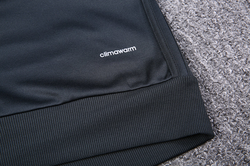 KIT PASSEIO COM CAPUZ - REAL MADRID - CINZA CHAMPIONS LEAGUE