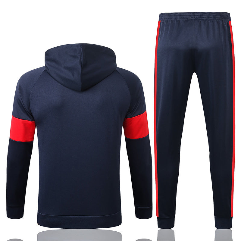 KIT PASSEIO COM CAPUZ - FRANÇA - AZUL E VERMELHO