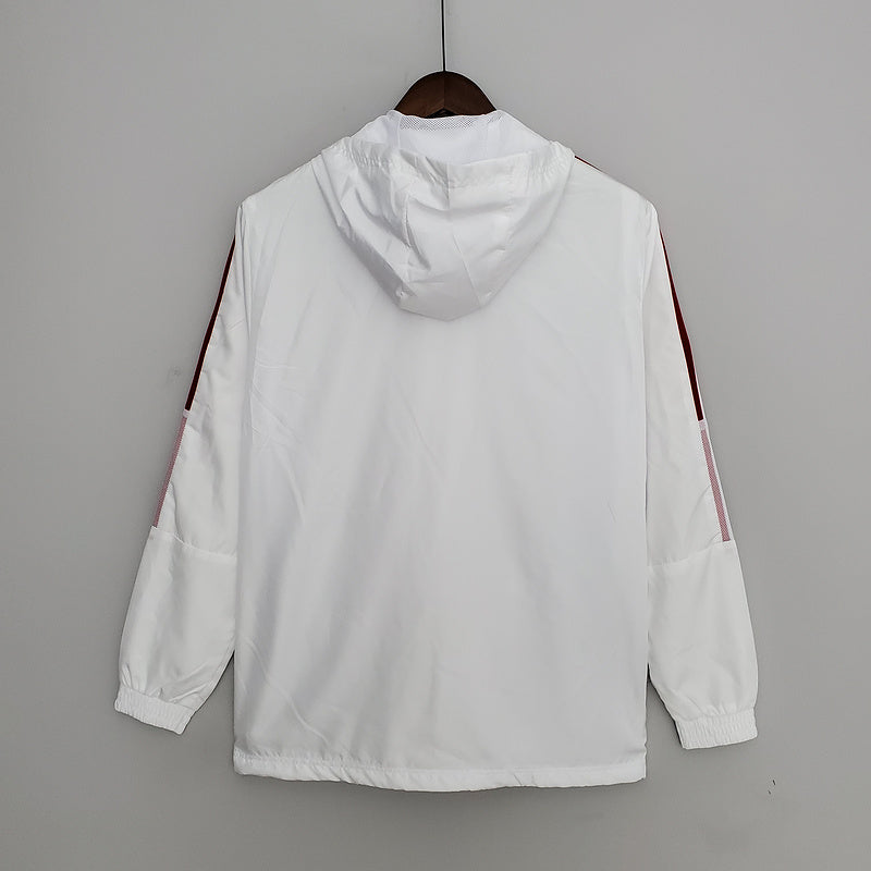CORTA VENTO - MANCHESTER UNITED - BRANCO COM VERMELHO - 2022