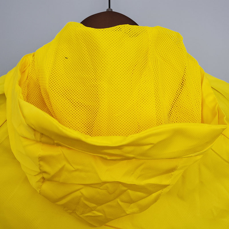 CORTA VENTO - BRASIL - AZUL E AMARELO