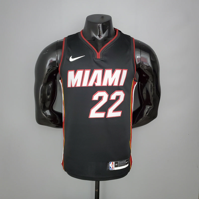 CAMISA MIAMI HEAT -  EDIÇÃO PRETO 2021 - #22 BUTLER