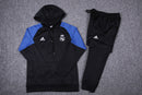 KIT PASSEIO COM CAPUZ - REAL MADRID - PRETO E AZUL