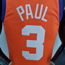 CAMISA PHOENIX SUNS - LARANJA COM JORDAN BRILHANTE - CITY EDITION 75TH ANNIVERSARY - 2022